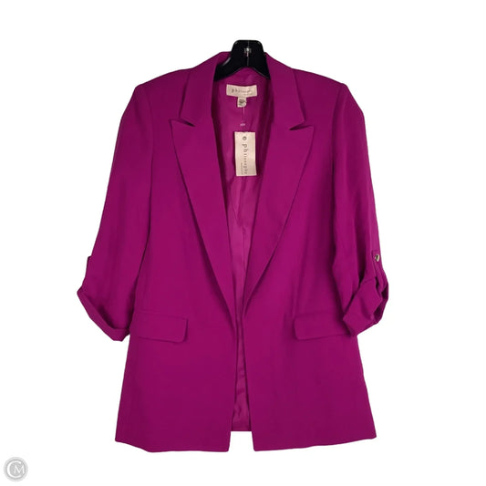 Blazer By Philosophy In Purple, Size: Xs