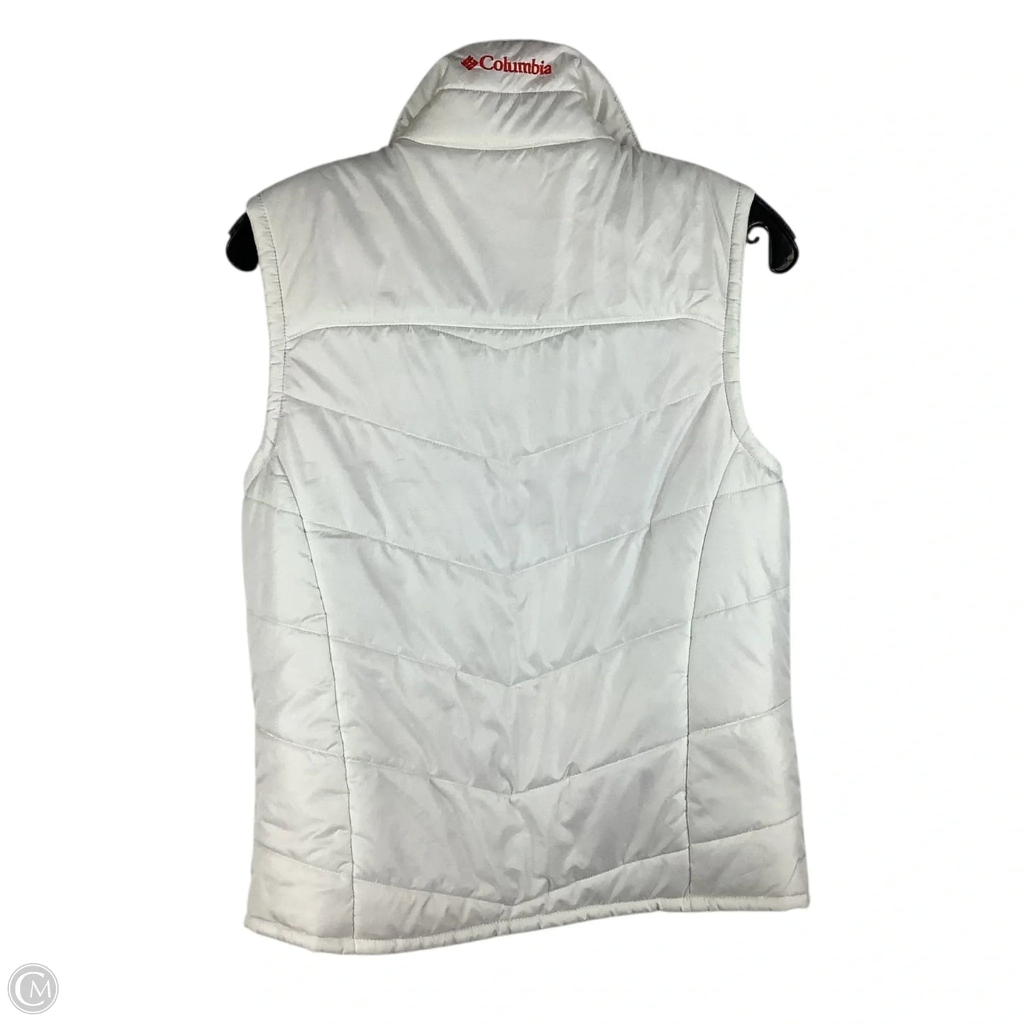 Reversible Vest Puffer & Quilted By Columbia In Orange & White, Size: S