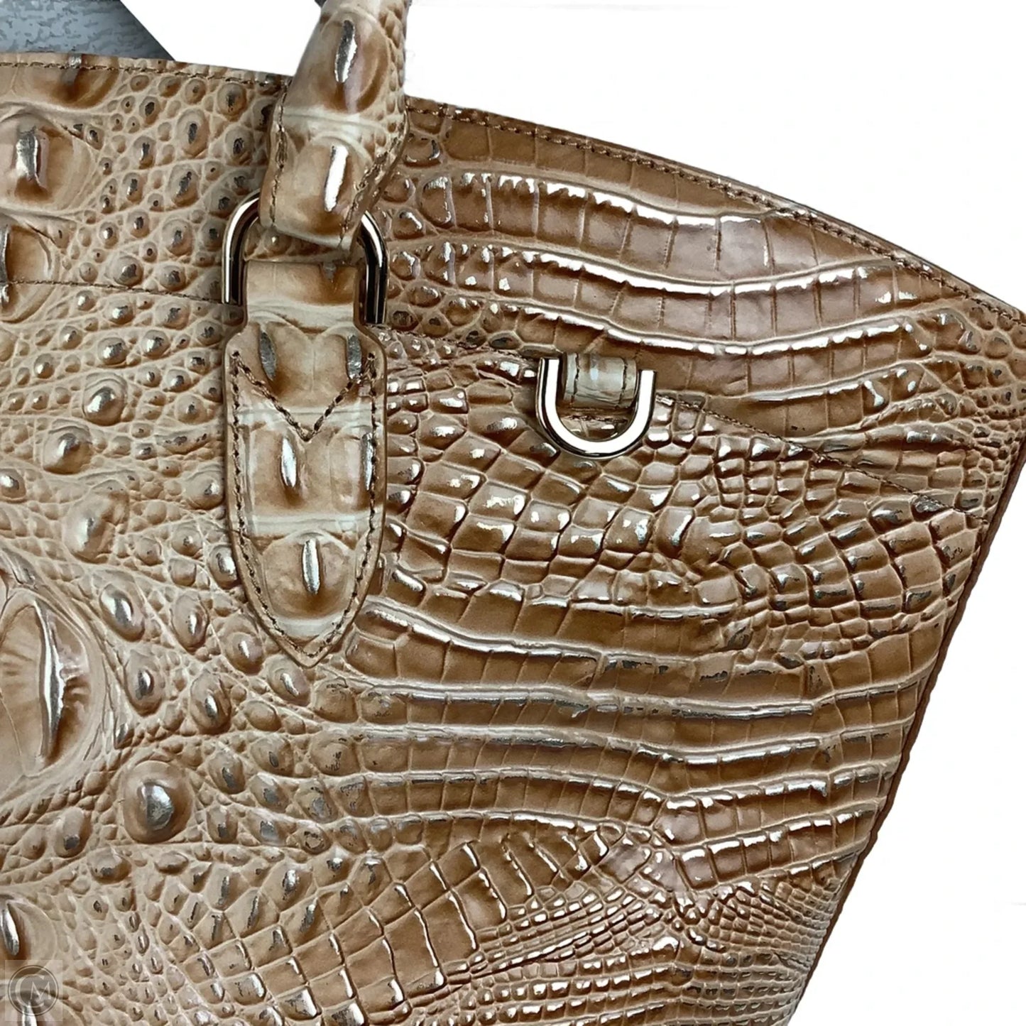 Handbag Designer By Brahmin, Size: Large