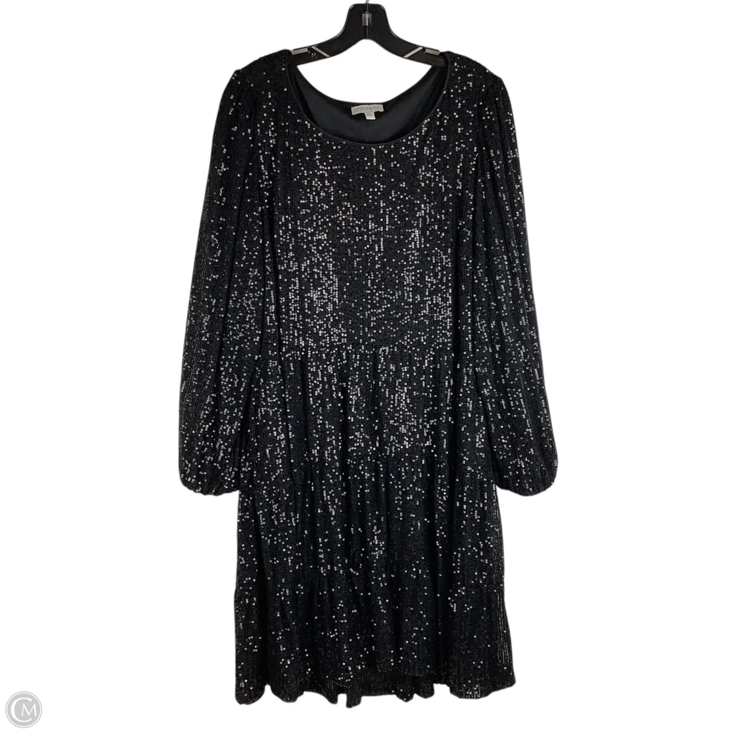 Dress Party Short By Crown And Ivy In Black, Size: 2x