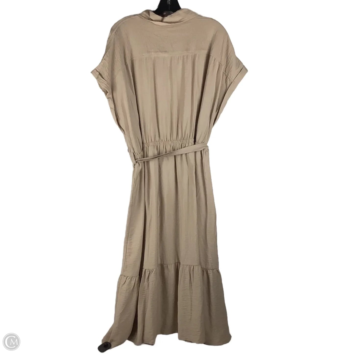 Dress Casual Midi By Lucky Brand In Tan, Size: 2x