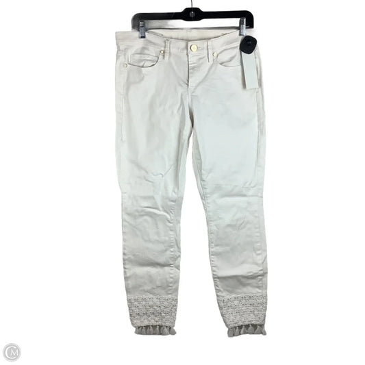 Pants Designer By Lilly Pulitzer In White Denim, Size: 8