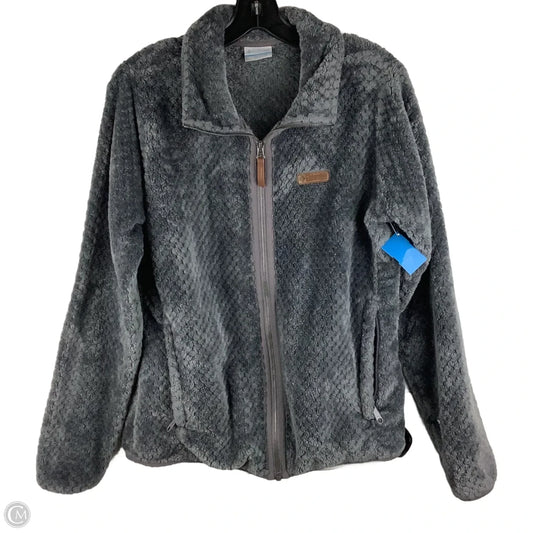 Jacket Fleece By Columbia In Grey, Size: Men’s L/ Women’s XL