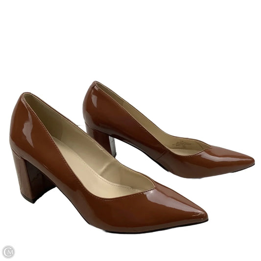 Shoes Heels Block By Marc Fisher In Brown, Size: 7.5