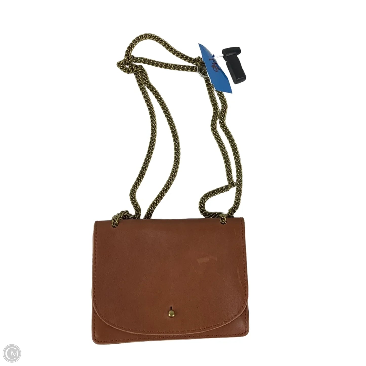 Diaper Bag Leather By Madewell, Size: Small