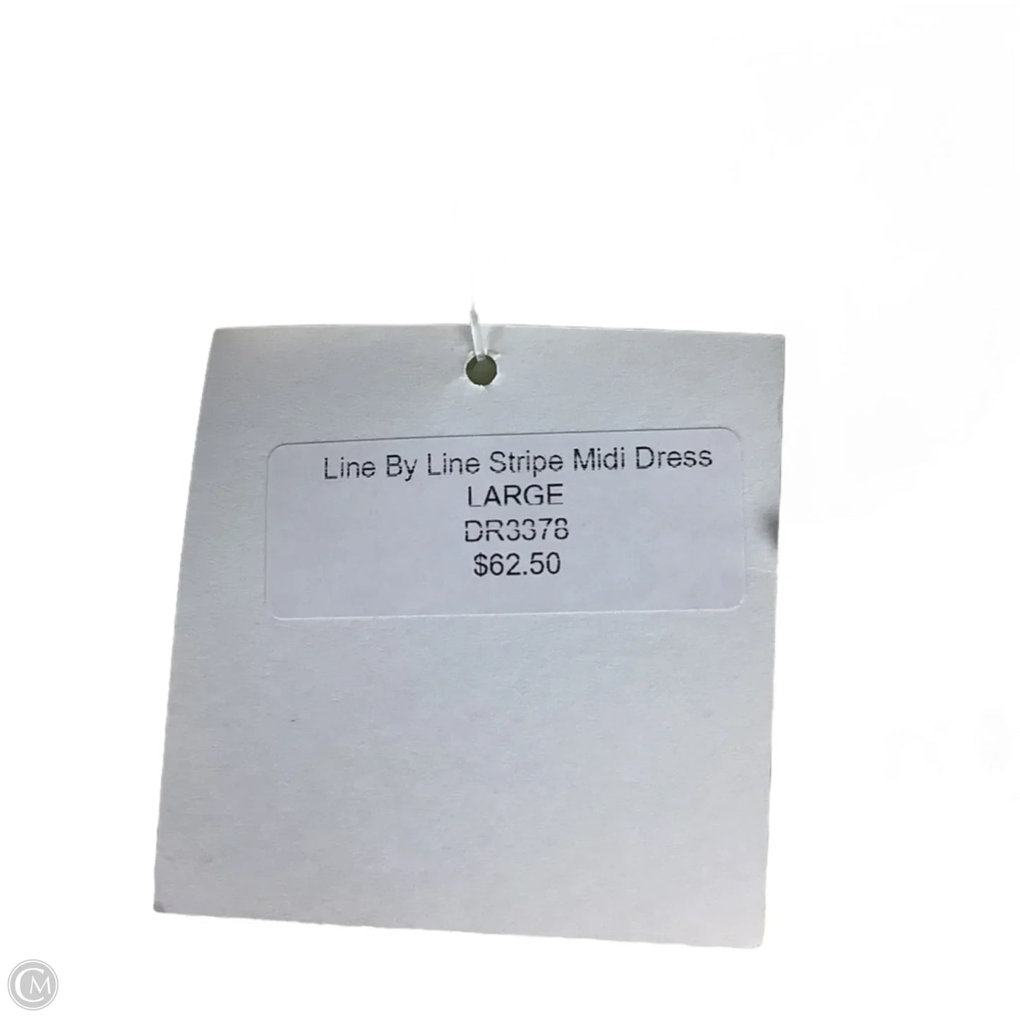 Dress Casual Maxi By Doe & Rae In Striped Pattern, Size: L