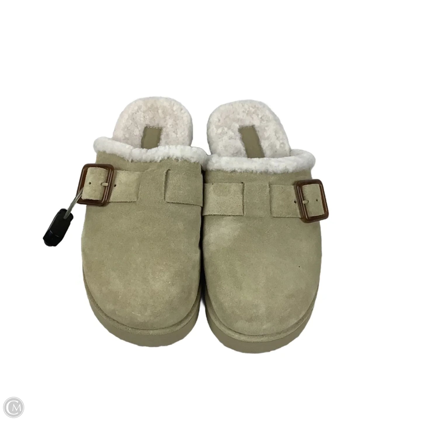 Shoes Flats By Vince In Taupe, Size: 6