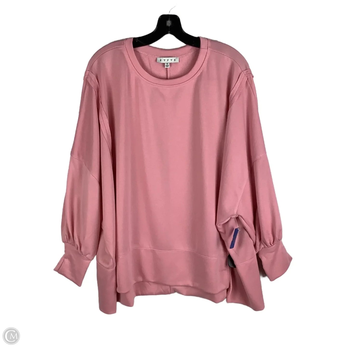 Sweatshirt Crewneck By Hyfve In Pink, Size: S (oversized)