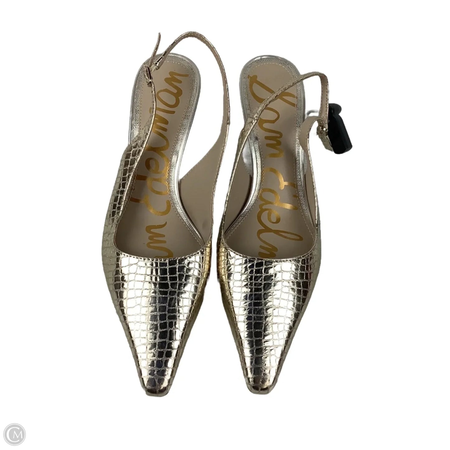 Shoes Heels Kitten By Sam Edelman In Gold, Size: 8