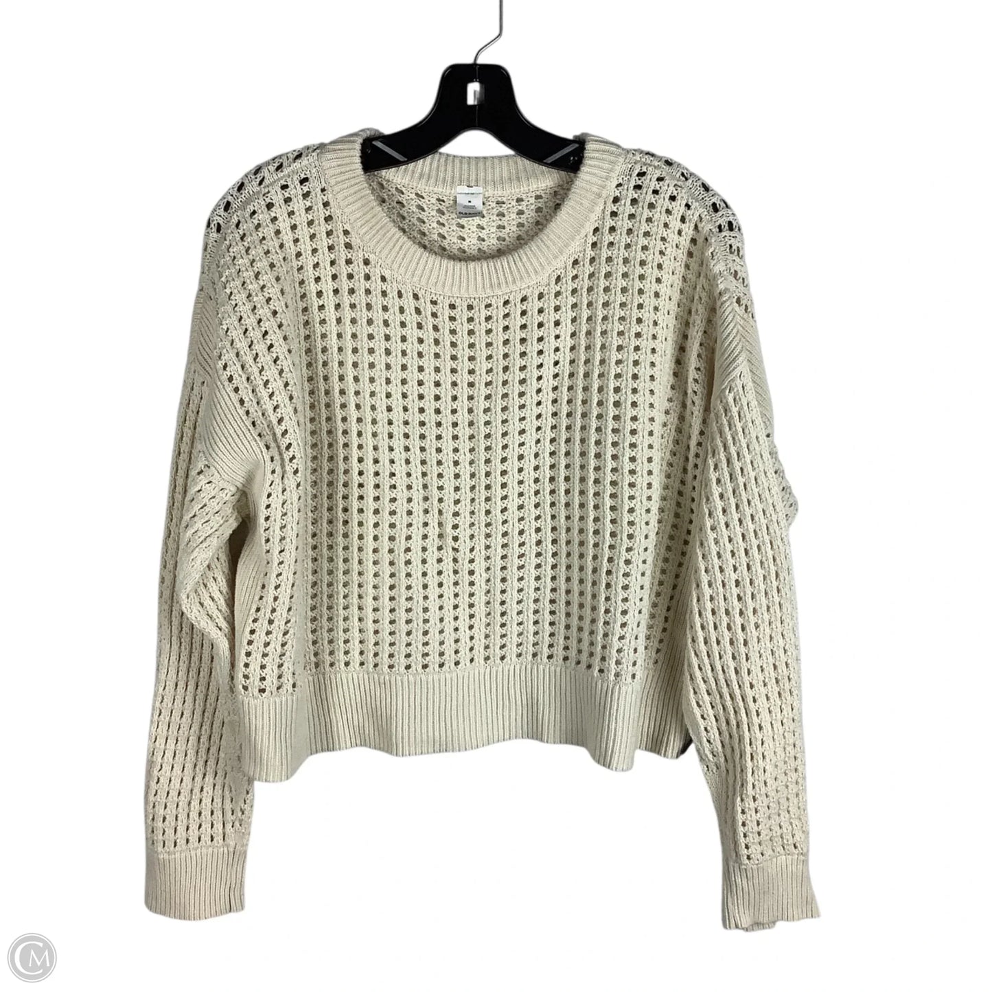 Sweater By Old Navy In Cream, Size: M