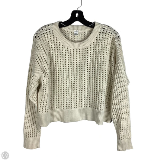 Sweater By Old Navy In Cream, Size: M