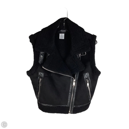 Vest Faux Fur & Sherpa By Cmc In Black, Size: M