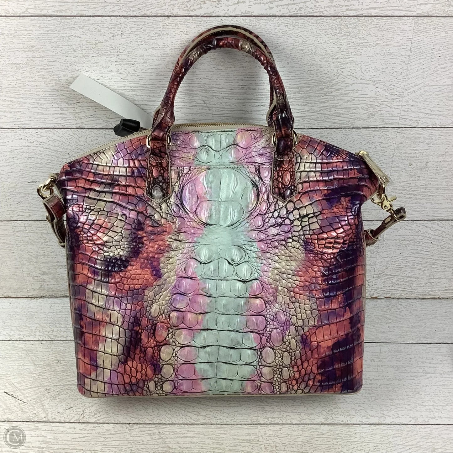 Handbag Designer By Brahmin, Size: Medium