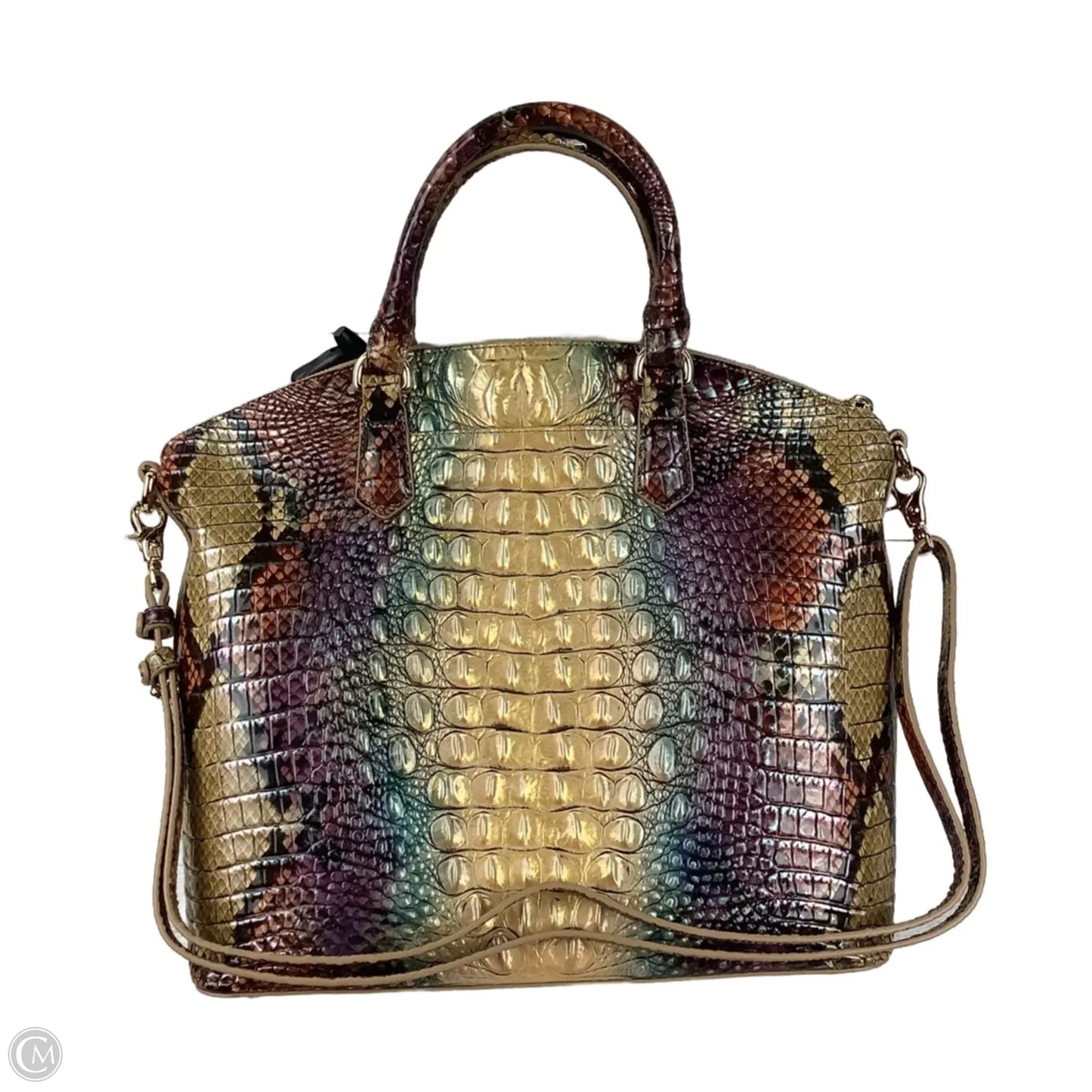 Handbag Designer By Brahmin, Size: Medium