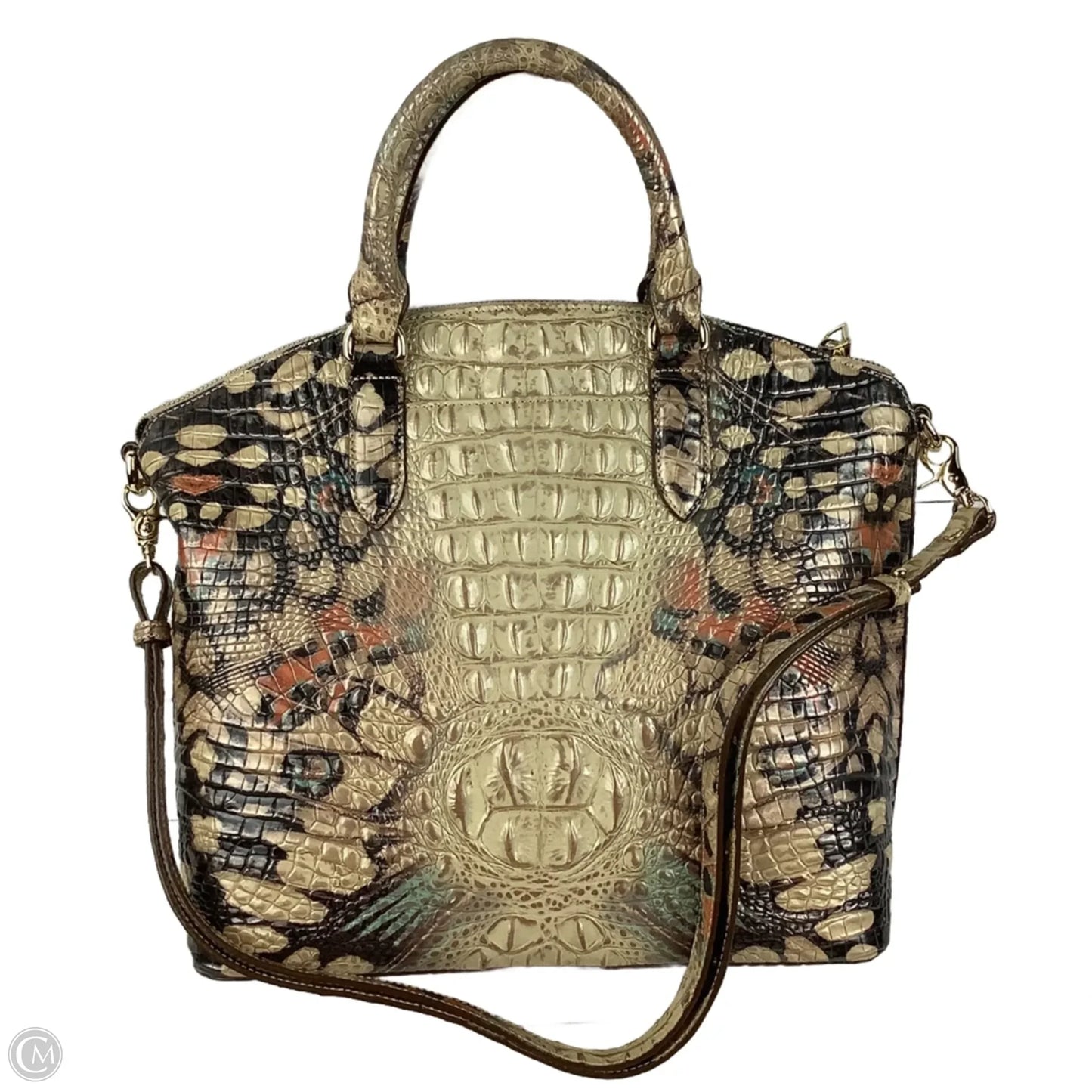 Handbag Designer By Brahmin, Size: Medium