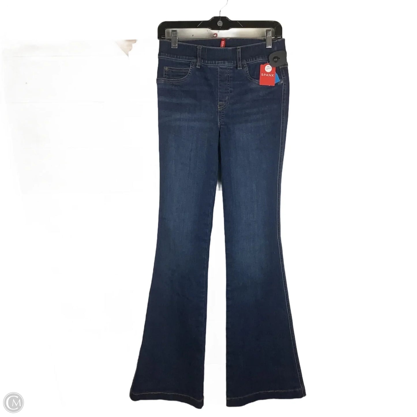 Jeans Boot Cut By Spanx In Blue Denim, Size: S petite