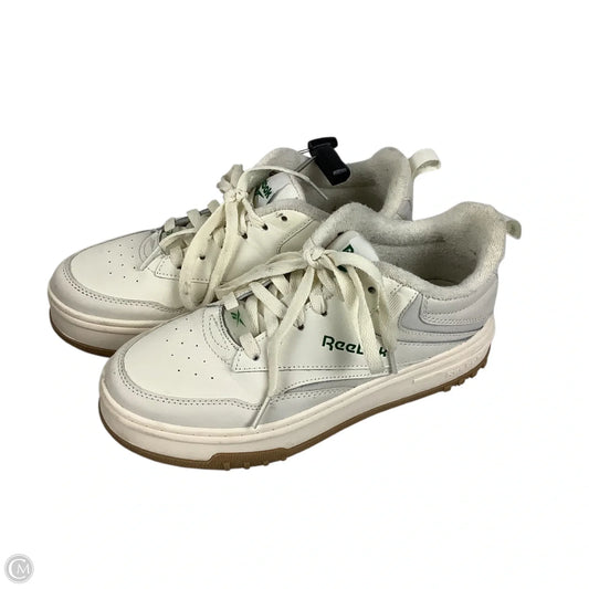 Shoes Sneakers Platform By Reebok In Cream & Green, Size: 7.5