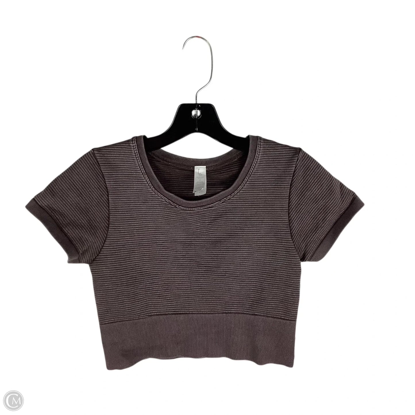 Athletic Top Short Sleeve By Offline By Aerie In Brown, Size: S