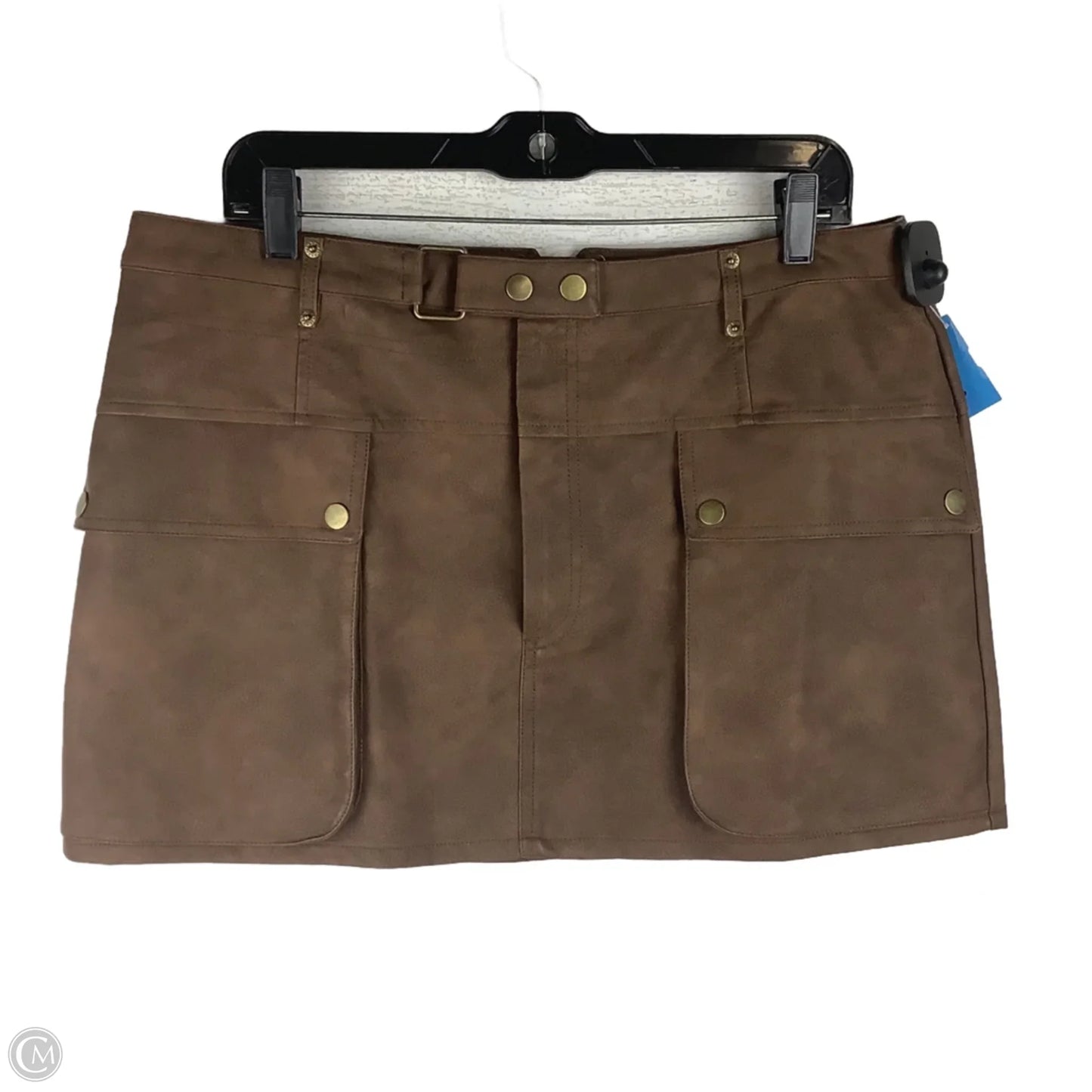 Skirt Mini & Short By Altard State In Brown, Size: Xl