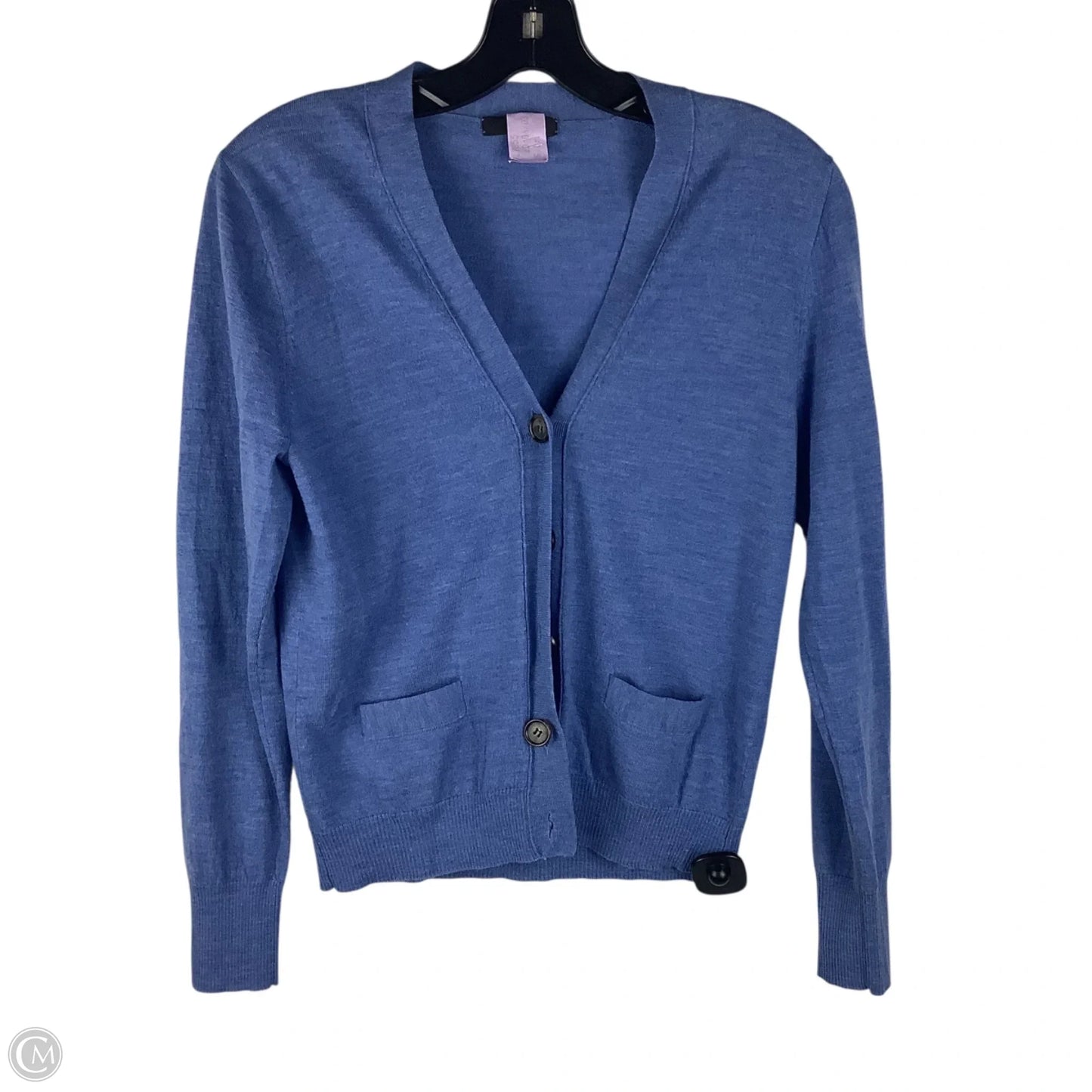 Cardigan By J. Crew In Blue, Size: M, 100% merino wool