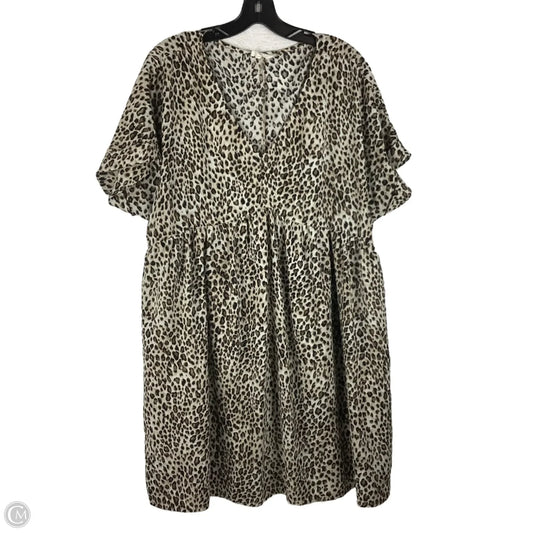 Dress Casual Short By Entro In Animal Print, Size: 1x