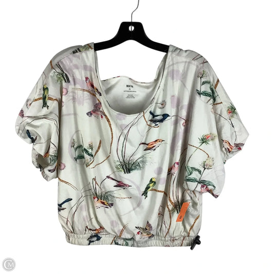 Top Short Sleeve By Maeve In Animal Print, Size: M