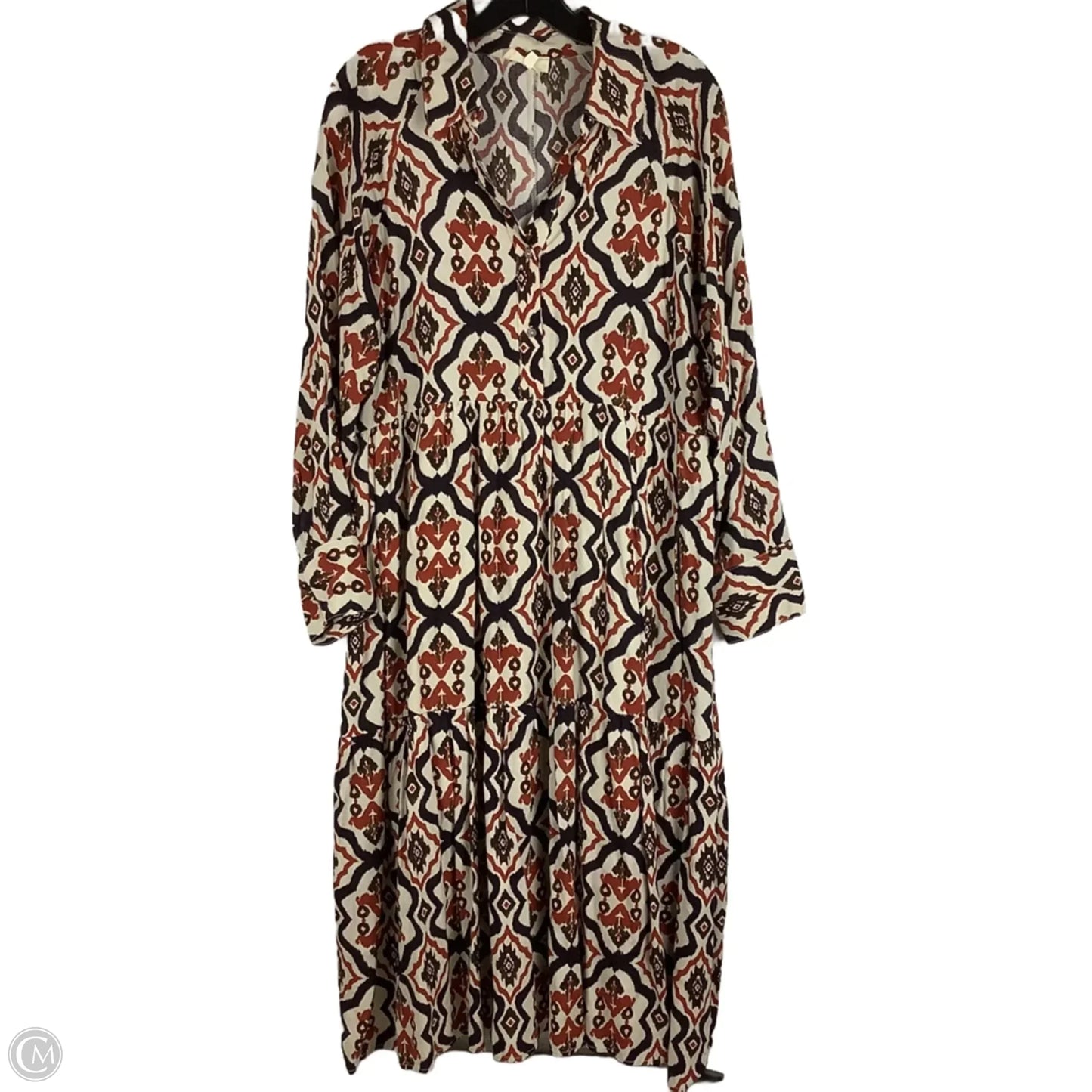 Dress Casual Midi By Entro In Tan, Size: M