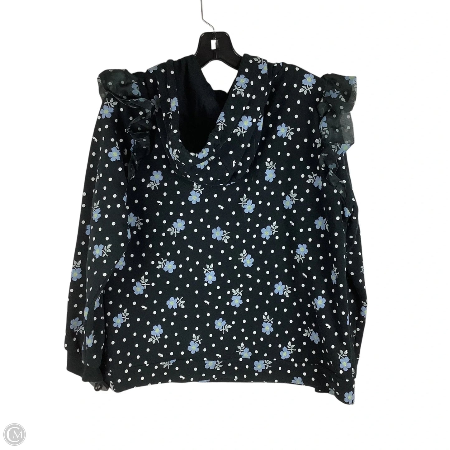 Sweatshirt Hoodie By Target-designer In Black, Size: L