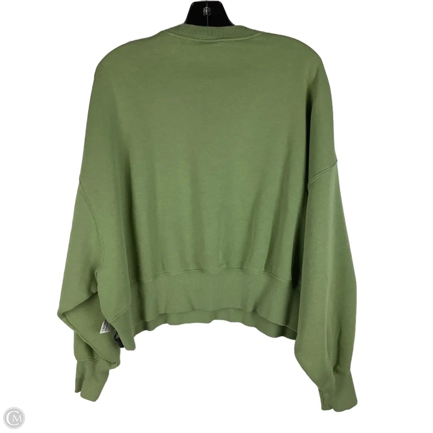 Athletic Sweatshirt Crewneck By Nike Apparel In Green, Size: M