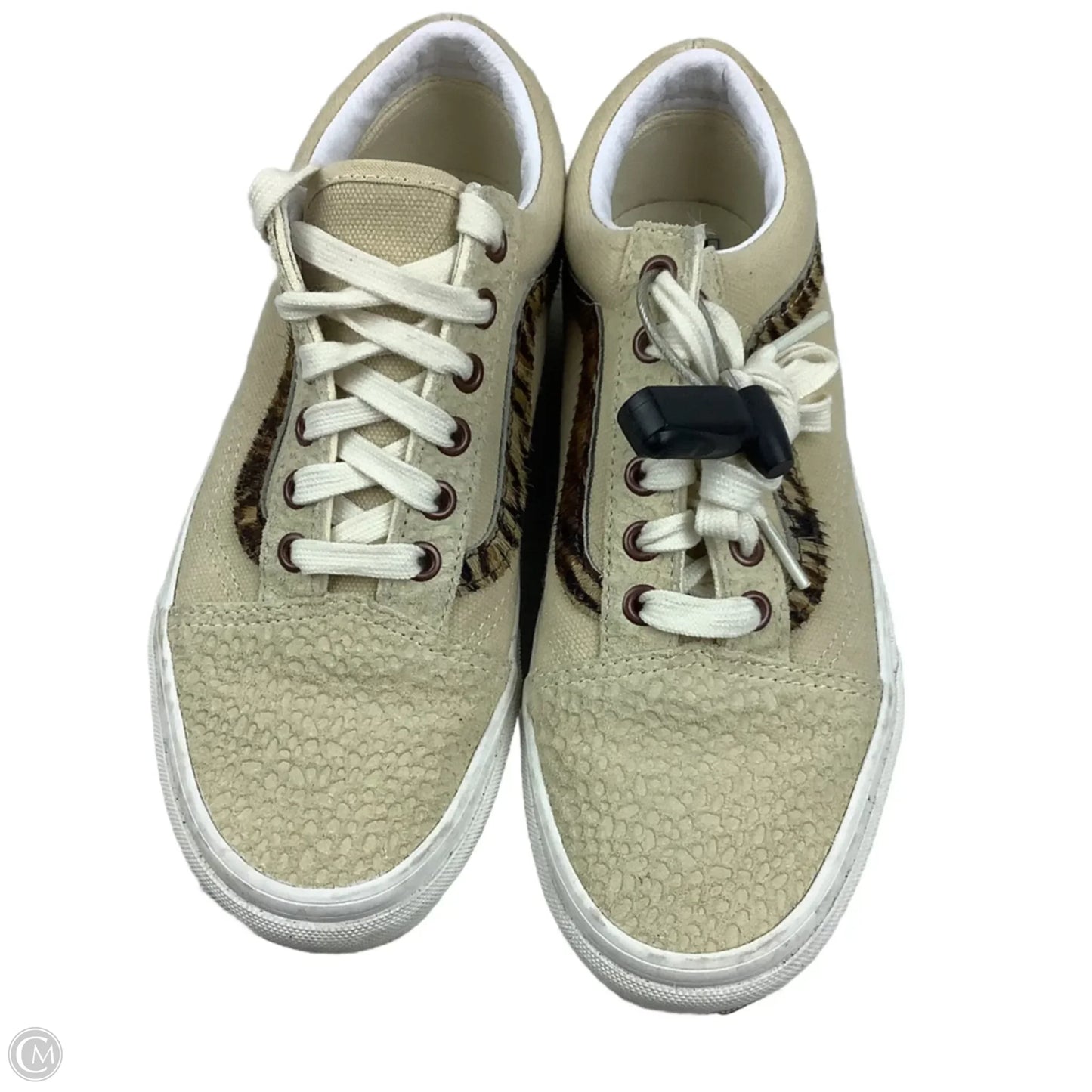 Shoes Sneakers By Vans In Tan, Size: 7