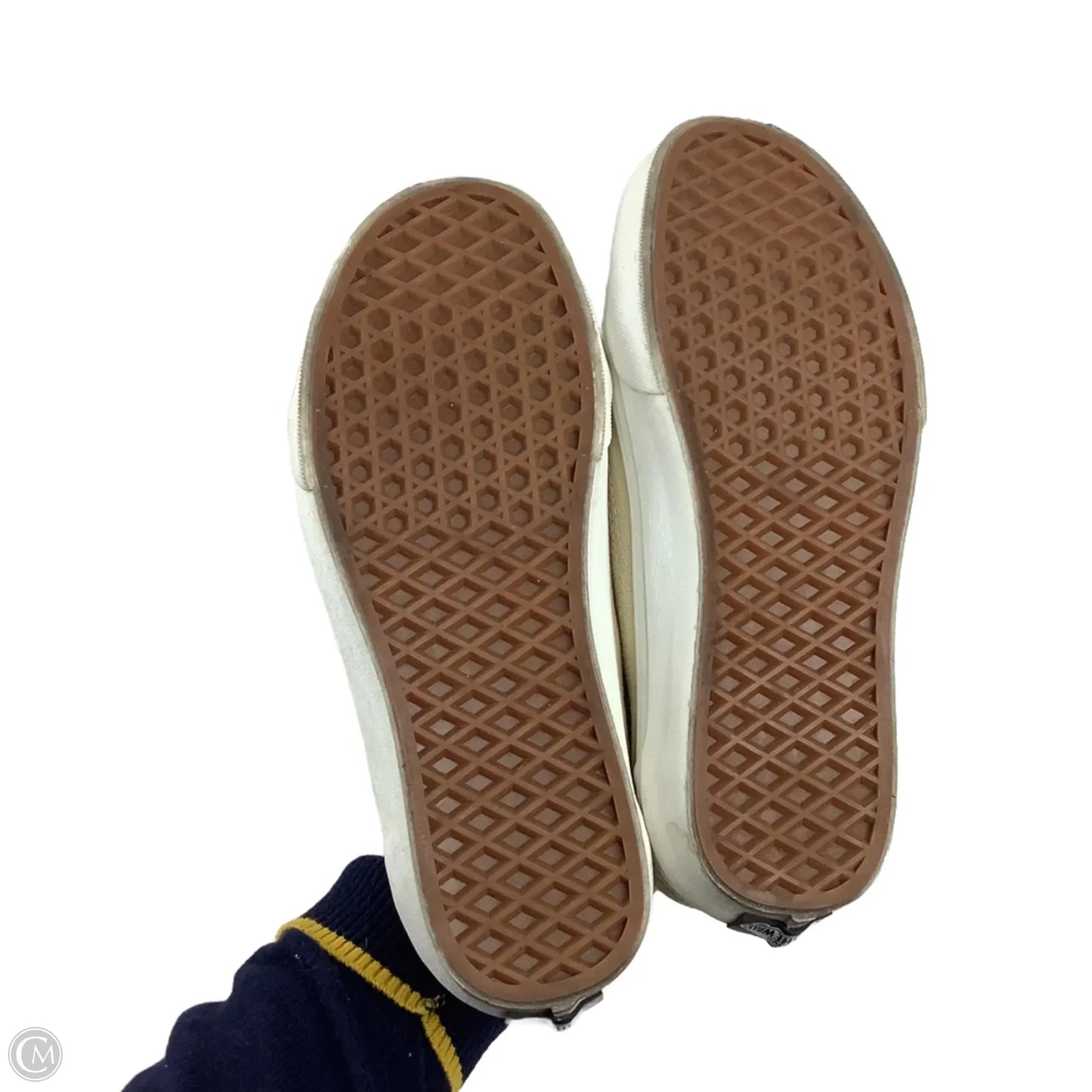 Shoes Sneakers By Vans In Tan, Size: 7