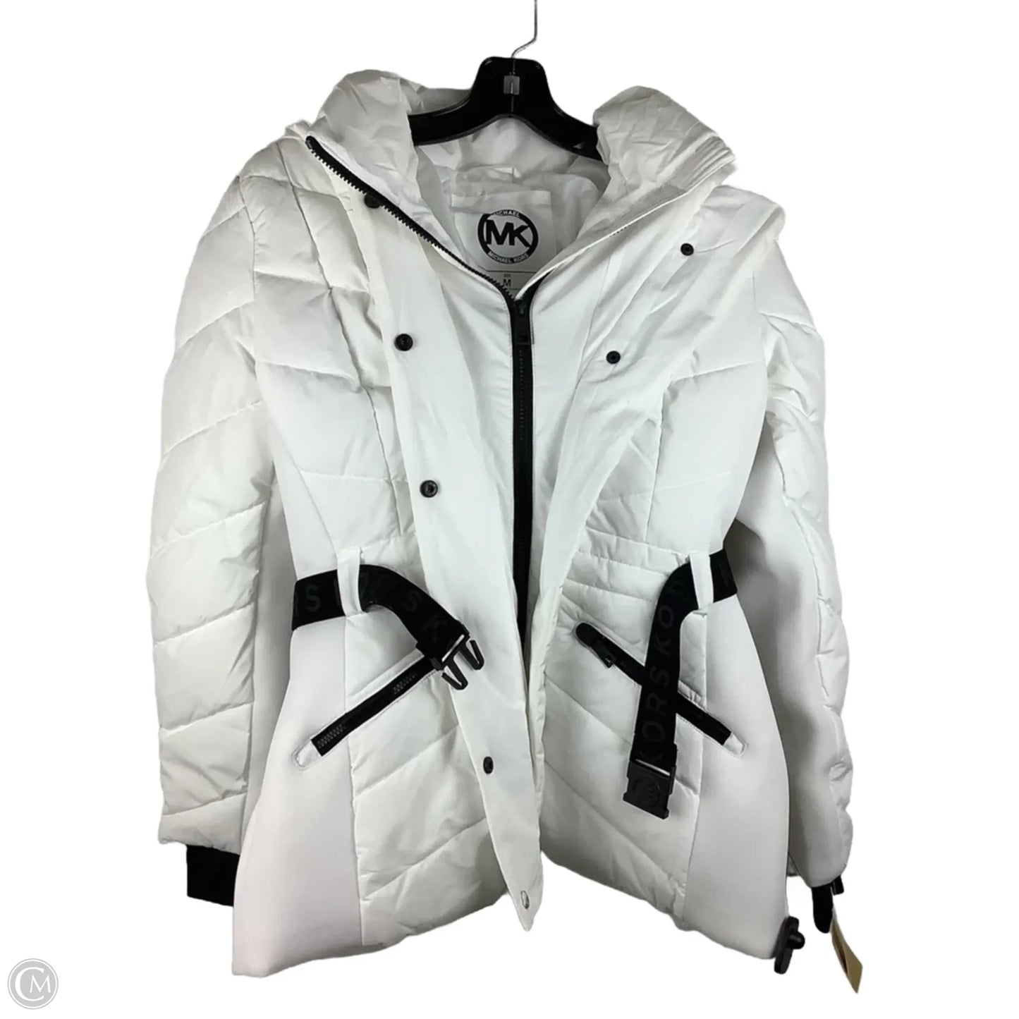 Coat Puffer & Quilted By Michael By Michael Kors In White, Size: M