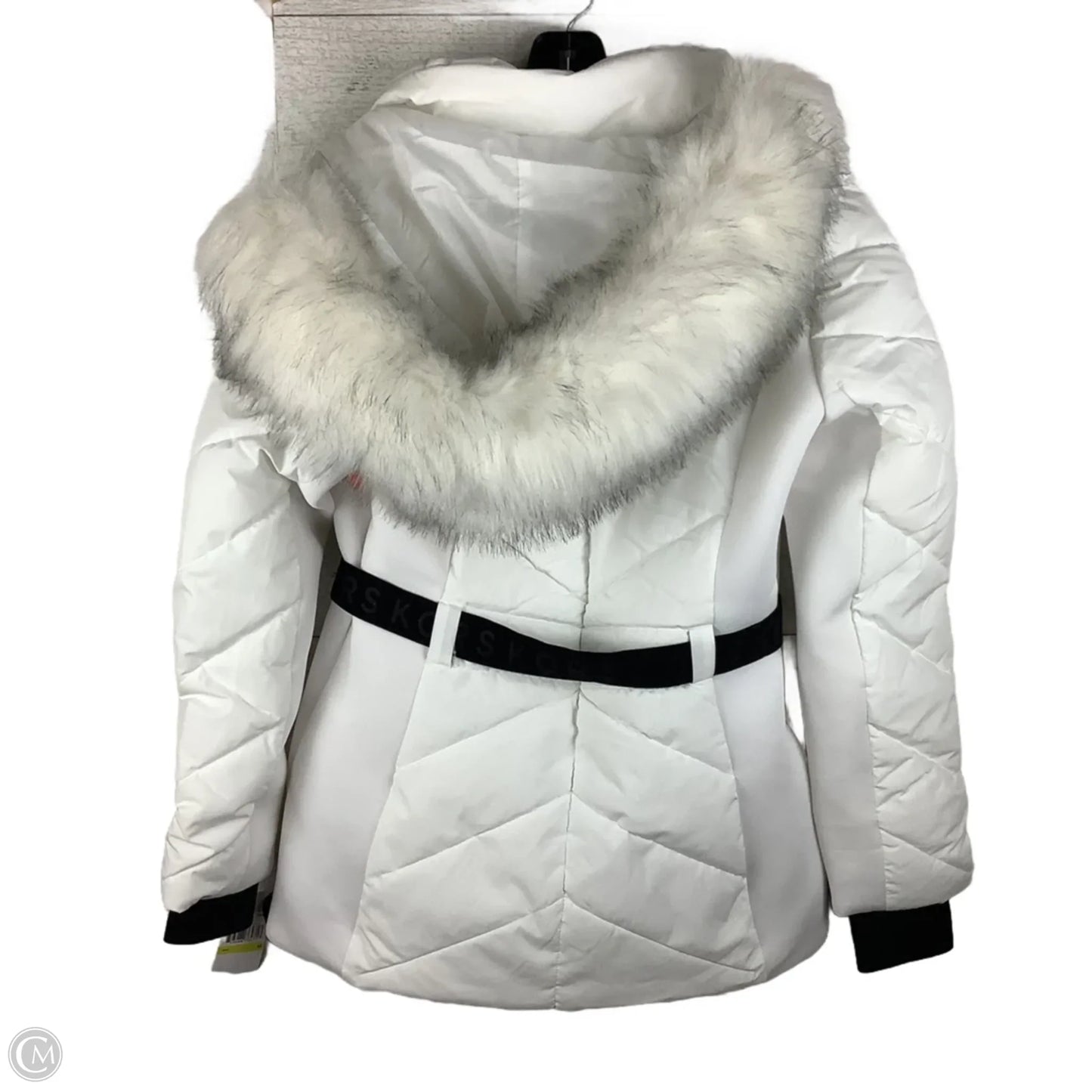 Coat Puffer & Quilted By Michael By Michael Kors In White, Size: M