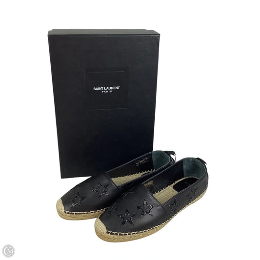 Shoes Luxury Designer By Yves Saint Laurent In Black, Size: 38.5