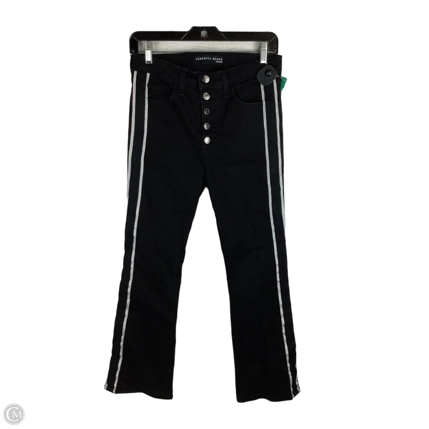 Jeans Boot Cut By Veronica Beard In Black Denim, Size: 4 (27)