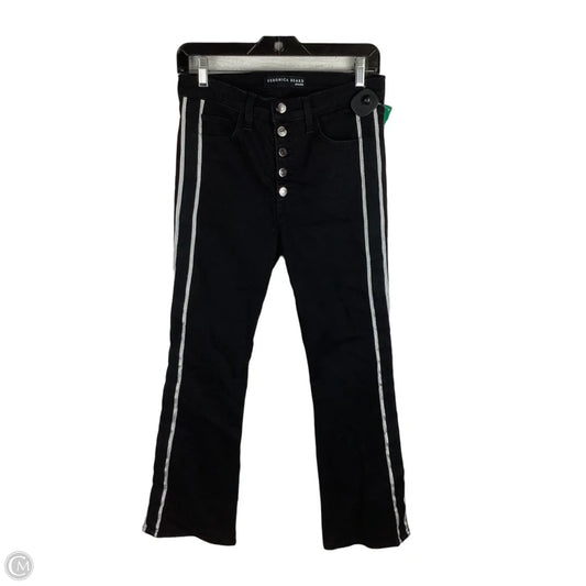 Jeans Boot Cut By Veronica Beard In Black Denim, Size: 4 (27)