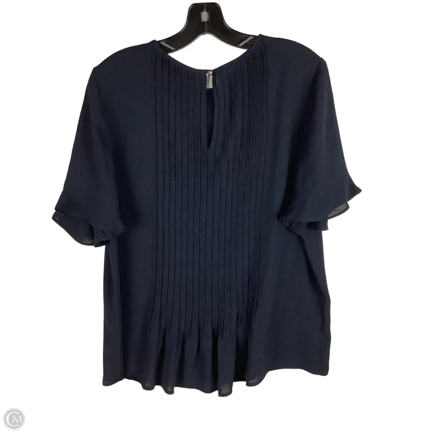 Top Short Sleeve By Limited In Navy, Size: M