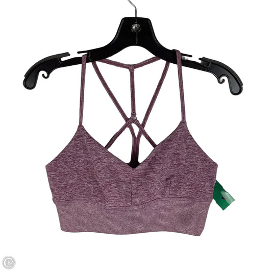 Athletic Bra By Alo In Purple, Size: L
