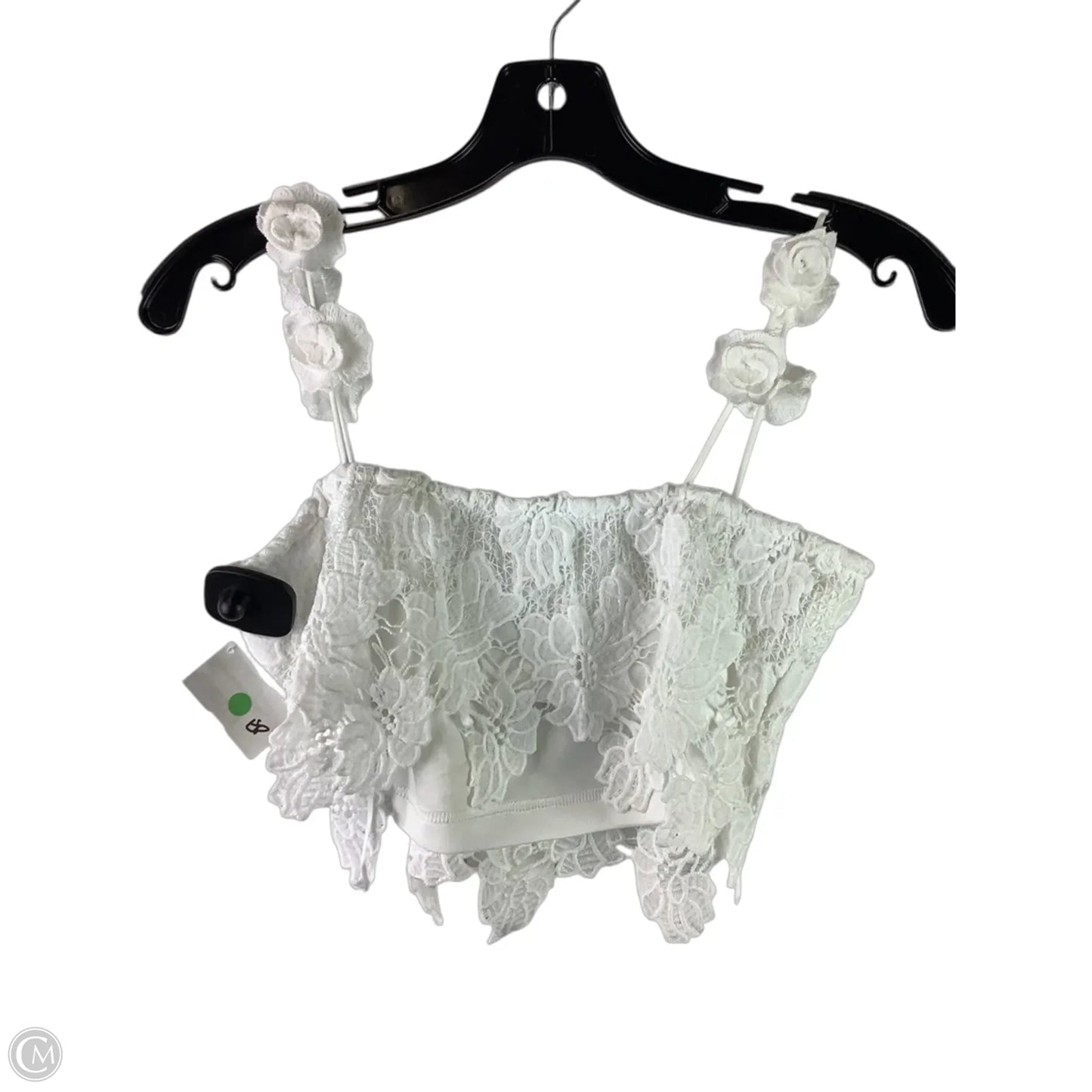Top Sleeveless By Mable In White, Size: L