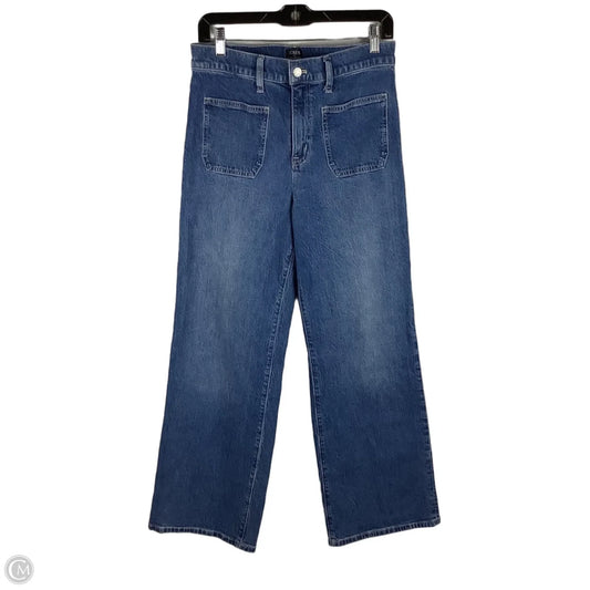 Jeans Wide Leg By J. Crew In Blue, Size: 6 (28)