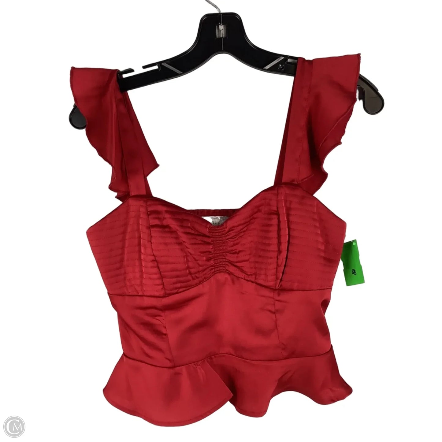 Top Sleeveless By Clothes Mentor In Red, Size: M