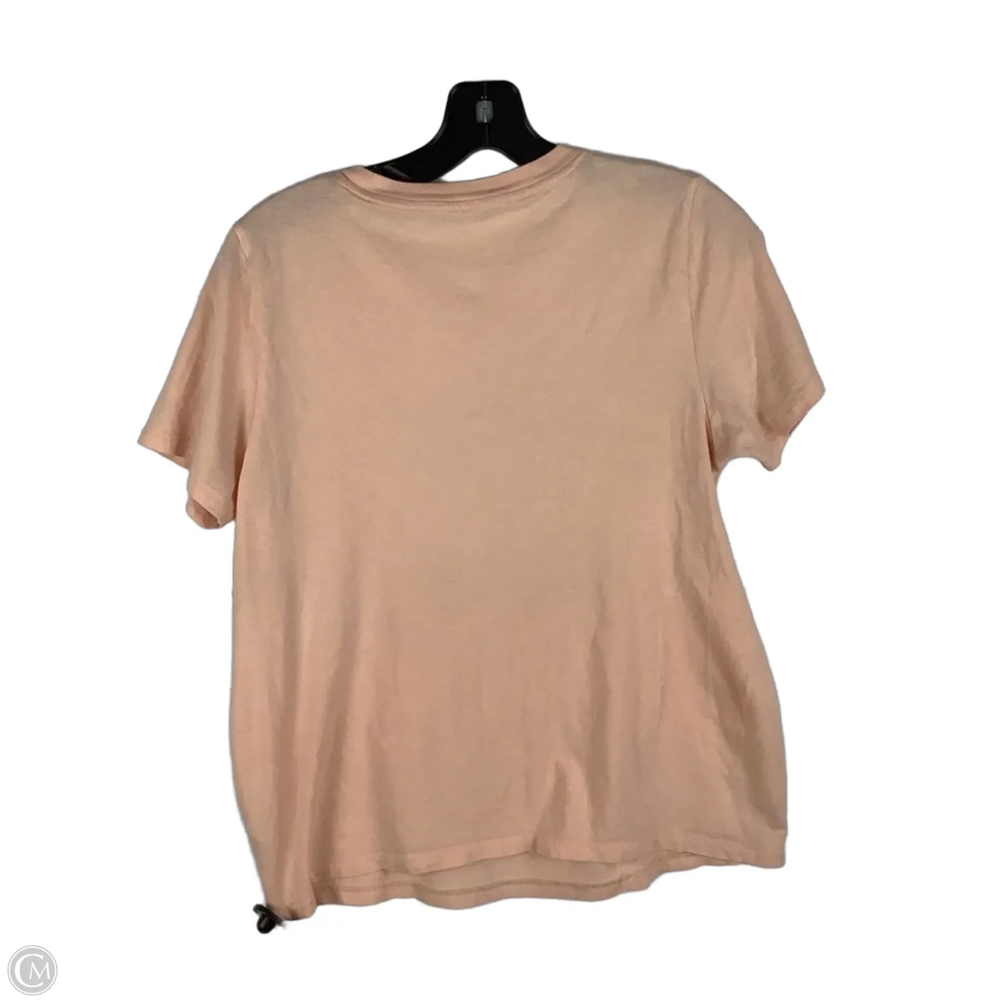 Top Short Sleeve Basic By J. Crew In Peach, Size: S