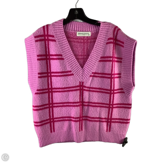 Sweater Short Sleeve By Clothes Mentor In Pink, Size: M
