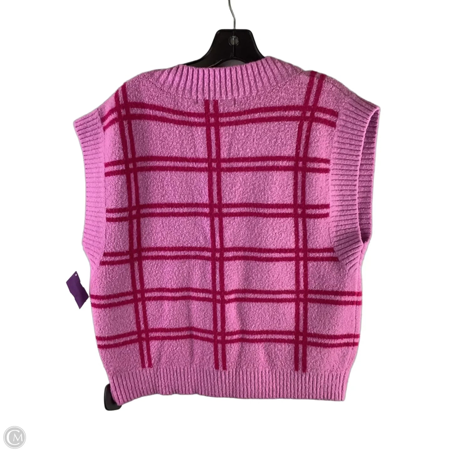 Sweater Short Sleeve By Clothes Mentor In Pink, Size: M