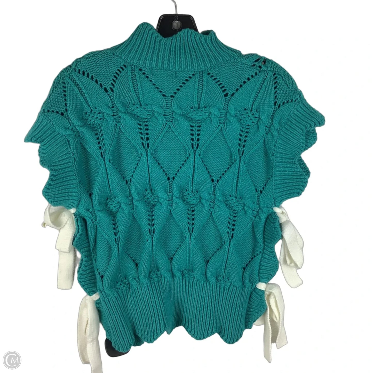 Sweater Short Sleeve By &merci In Teal, Size: M