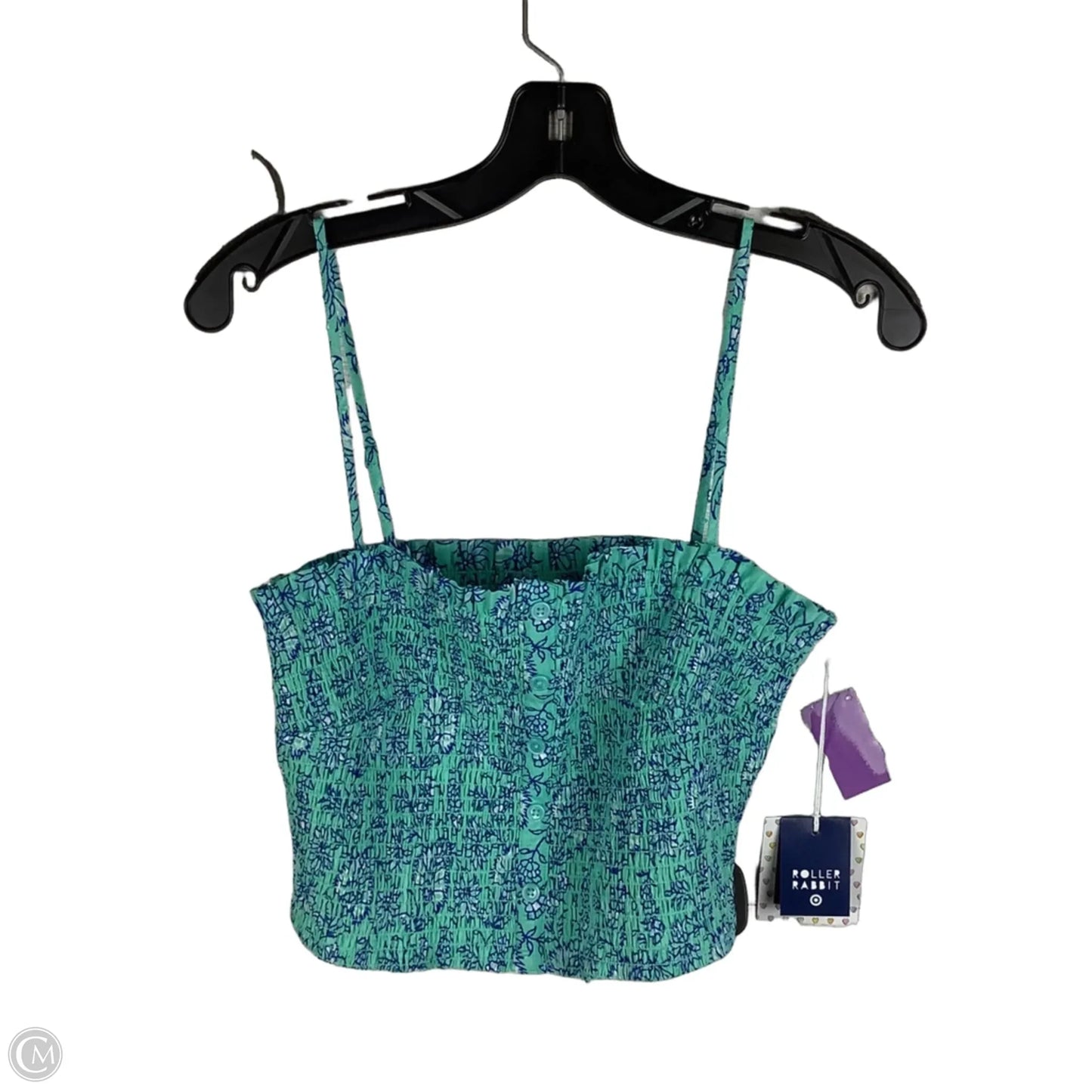 Top Sleeveless By Target-designer In Teal, Size: M
