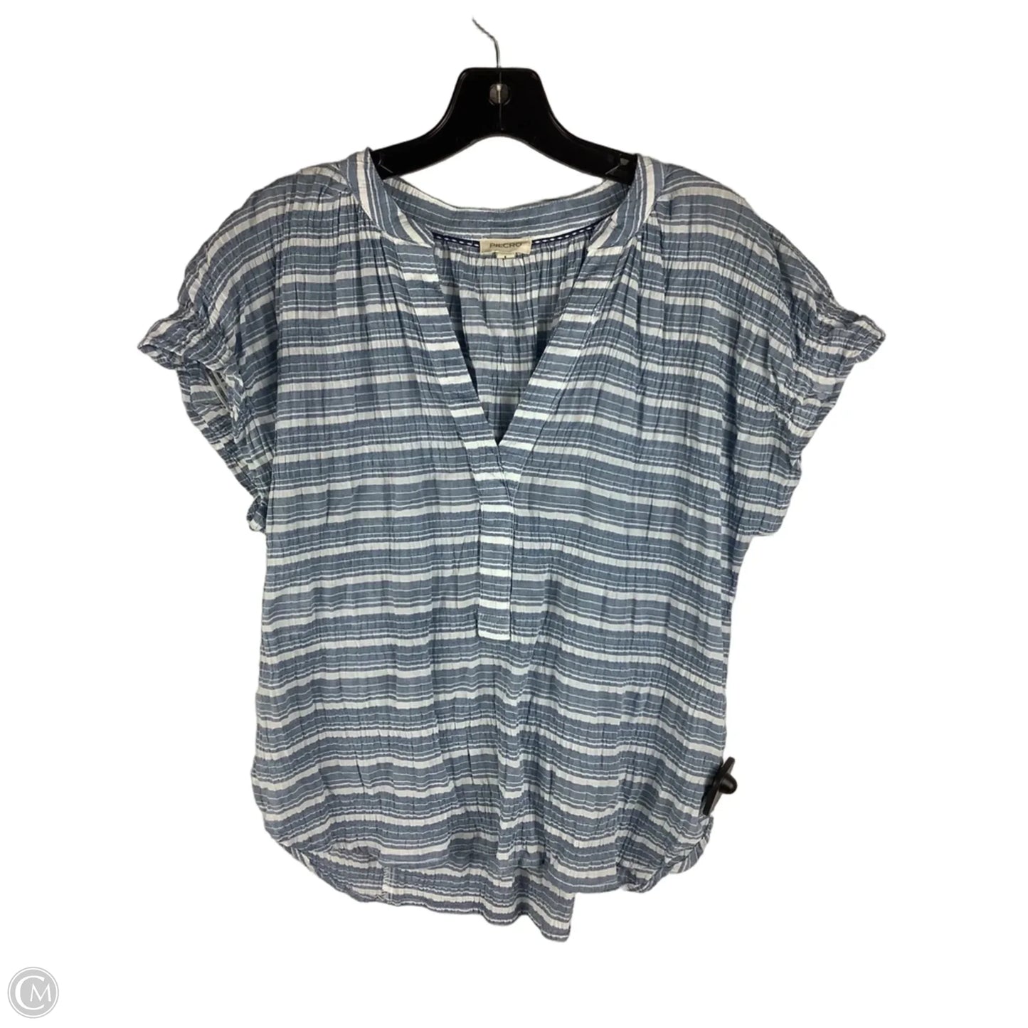 Top Short Sleeve By Pilcro In Blue, Size: S