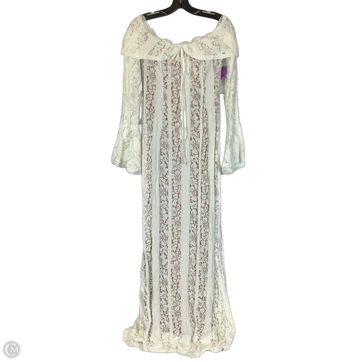 Dress Party Long By Cmc In White, Size: L
