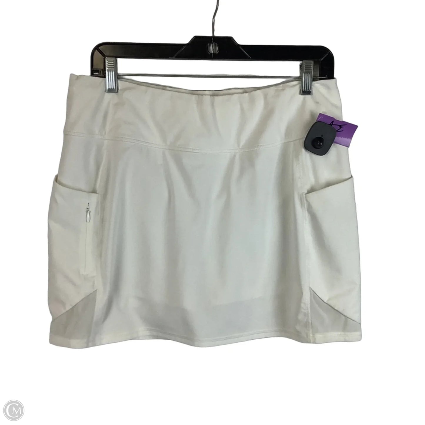 Athletic Skort By Athleta In White, Size: M