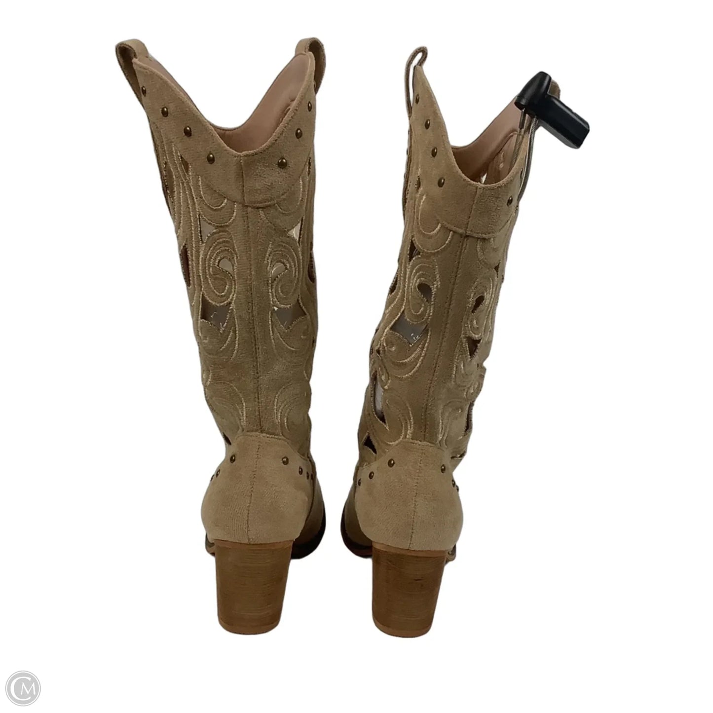 Boots Western By Clothes Mentor In Tan, Size: 6.5